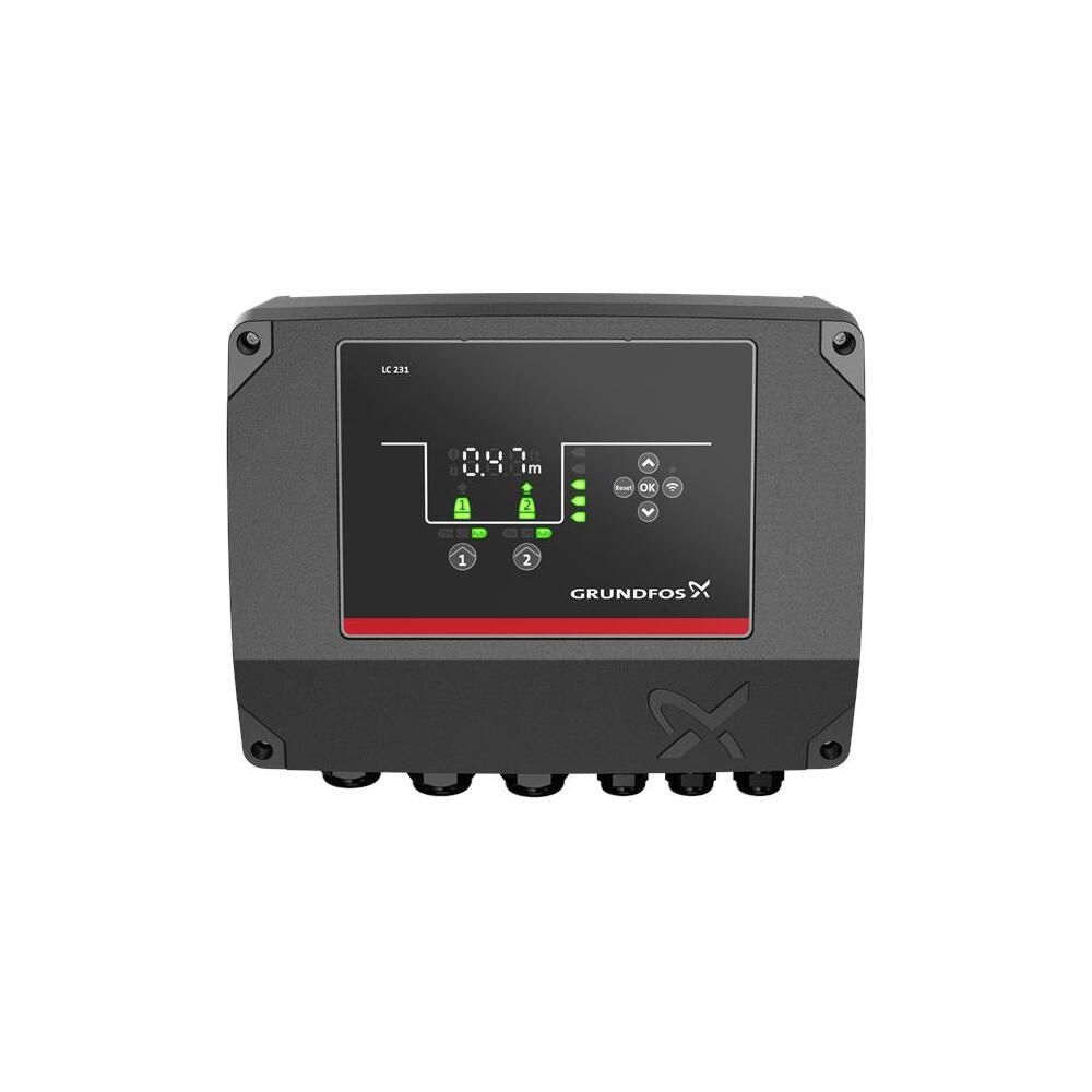 Grundfos Steuer- und Regelsystem LC 231 2x 1-9 DOL, 215x280mm 3x460V IP54... GRUNDFOS-99369650 5713827986697 (Abb. 2)