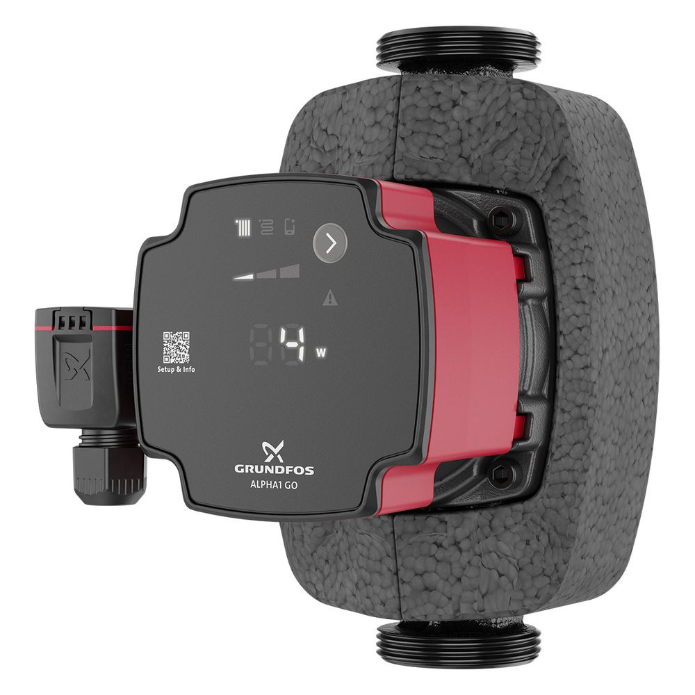 Grundfos Hocheffizienz Umwälzpumpe ALPHA1 GO 25-40 180mm, 220-240V 9H 1 1/2" max. Fö... GRUNDFOS-93074202 5715467404296 (Abb. 4)