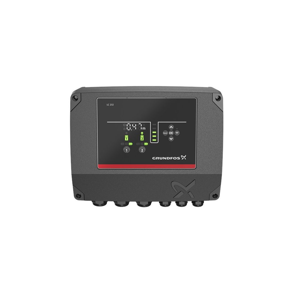Grundfos Steuer- und Regelsystem LC 232-2, 215x280mm 2x1-9AV IP54... GRUNDFOS-99920070 5715114154093 (Abb. 2)