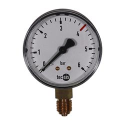Grundfos Manometer D 63mm R 1/4" 0-10 bar, Zubehör für Unterwasserpumpen... GRUNDFOS-920410 5700392231161 (Abb. 1)