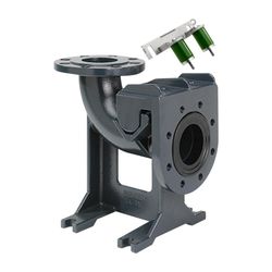 Grundfos Kupplungsfußkrümmer DN 80/DN 65, Zubehör für Schmutz- und Abwasserpumpen DP... GRUNDFOS-96102238 5700396550473 (Abb. 1)