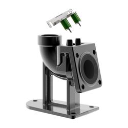 Grundfos Kupplungsfußkrümmer DN 40/DN 40, Zubehör für Schmutz- und Abwasserpumpen SE... GRUNDFOS-96076063 5700395274042 (Abb. 1)