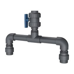 Grundfos Druckabgang Duolift 270 CC 1 1/2" komplett, Zubehör für Schmutz- / Abwasser... GRUNDFOS-99045618 5712605704737 (Abb. 1)