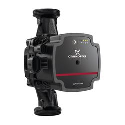 Grundfos Hocheffizienz Umwälzpumpe ALPHA Solar25-75 180mm, PN10 230V 1 1/2" max. För... GRUNDFOS-98989300 5712604776674 (Abb. 1)