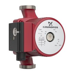 Grundfos Zirkulationspumpe UPS 25-80 N, 10 bar Einbaulänge 180mm max. Förderhöhe 8m ... GRUNDFOS-99255525 5713826074135 (Abb. 1)