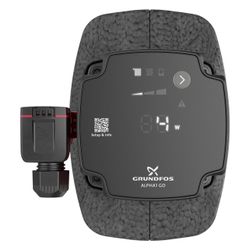 Grundfos Hocheffizienz Umwälzpumpe ALPHA1 GO 25-60 130mm, 220-240V 9H 1 1/2" max. Fö... GRUNDFOS-93074266 5715467405040 (Abb. 1)