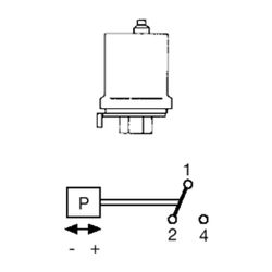 Grundfos Druckschalter FF4-32 2-32 bar 1polig, Zubehör für Unterwasserpumpen... GRUNDFOS-00ID9074 5700391108945 (Abb. 1)