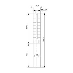 Grundfos Unterwasserpumpe SP5A-4, 3x400V 0,37kW 15 bar, Volumenstrom 5m3/h, Einschal... GRUNDFOS-05001K04 5708601051456 (Abb. 1)