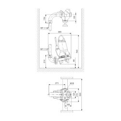 Grundfos Abwasserpumpe mit Schneidwerk SEG.40.09.2.50B, 0,9kW 3x400V 6 bar max. Förd... GRUNDFOS-96075897 5700394850698 (Abb. 1)