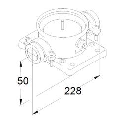 Grundfos Union Adapter CRN1,3,5 2" Viton, Zubehör für vertikale Kreiselpumpen... GRUNDFOS-96449744 5700394219099 (Abb. 1)