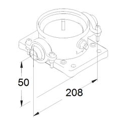 Grundfos Clamp-Kupplung komplett CRN1,3,5 EPDM, Verbindung 59/Rp 1", Zubehör für verti... GRUNDFOS-405280 5700390135744 (Abb. 1)
