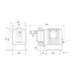 Grundfos Digitale Membrandosierpumpe DME 940-4 AR-PP/V/G-F-31A2A2F, 240W max. Betrie... GRUNDFOS-96524960 5700396944746 (Abb. 1)