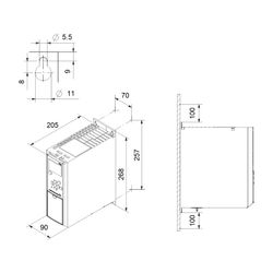 Grundfos Steuer- und Regelsystem CUE, 3x380-500V IP20 4,0kW, mit STO-Funktion... GRUNDFOS-99616738 5713831974444 (Abb. 1)