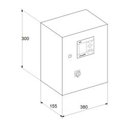 Grundfos Steuer- und Regelsystem Control MPC Serie2000-4P, 1x230V IP54... GRUNDFOS-96781414 5700310158501 (Abb. 1)