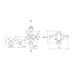 Grundfos Multifunktionsventil MFV-G5/8-10 PVC/E U2, Zubehör für Dosierpumpen... GRUNDFOS-95730808 5710626525652 (Abb. 1)