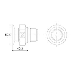 Grundfos Flanschsatz Tri-Clamp NPT1 1/4" für CM5, Zubehör für Kreiselpumpen... GRUNDFOS-96904710 5700313388967 (Abb. 1)
