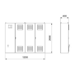 Grundfos Steuer- und Regelsystem Control MPC-EC, 3x55kW 3x400V IP54 E... GRUNDFOS-99065075 5712606082087 (Abb. 1)