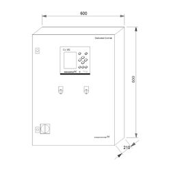 Grundfos Steuer- und Regelsystem Control DC, 2x6,0-10,0A 3x400V IP54 IM... GRUNDFOS-97900426 5710626070299 (Abb. 1)