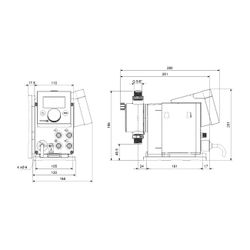 Grundfos Digitale Dosierpumpe DDC 15-4 A-PV/T/C-F-31I002FG 22W, max. Betriebsdruck 4... GRUNDFOS-97721490 5710622716313 (Abb. 1)