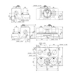 Grundfos Fäkalienhebeanlage Multilift MD.12.3.4, 509x722x868mm 3x400V 1,5kW, 1430/mi... GRUNDFOS-97901085 5710626080854 (Abb. 1)