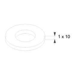Grundfos Ausgleichsstücksatz A50-10 DN 50 PN10, Zubehör für Umwälzpumpen... GRUNDFOS-549821 5700390882761 (Abb. 1)