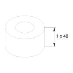 Grundfos Ausgleichsstücksatz A80-40 DN 80 PN6, Zubehör für Umwälzpumpen... GRUNDFOS-569925 5700390884864 (Abb. 1)