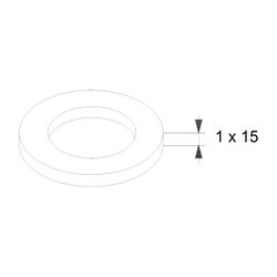 Grundfos Ausgleichsstücksatz A80-15 DN 80 PN10, Zubehör für Umwälzpumpen... GRUNDFOS-569822 5700390884529 (Abb. 1)