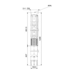 Grundfos Unterwasserpumpe SP160-3AA, 3x380-415V 30kW 60 bar, Volumenstrom 160m3/h, E... GRUNDFOS-200369B3 5700391178986 (Abb. 1)