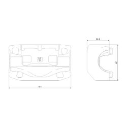 Grundfos Isolierung, Zubehör für ALPHA1 L und UPS3... GRUNDFOS-99270706 5713826335397 (Abb. 1)