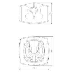 Grundfos Isolierungssatz, Zubehör für UPS 25/32/40-100... GRUNDFOS-95906653 5700312312024 (Abb. 1)