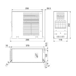 Grundfos Steuer- und Regelsystem Dv/dt-Filter 44A 3x380-500V für CUE... GRUNDFOS-97669799 5710620884816 (Abb. 1)