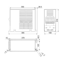 Grundfos Steuer- und Regelsystem Dv/dt-Filter 106A 3x380-500V für CUE... GRUNDFOS-97669896 5710620886155 (Abb. 1)