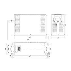 Grundfos Steuer- und Regelsystem Sinusfilter 38A 200-500V für CUE... GRUNDFOS-96754978 5700838641103 (Abb. 1)