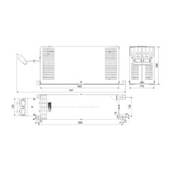 Grundfos Steuer- und Regelsystem Sinusfilter 75A 200-500V für CUE... GRUNDFOS-96755032 5700838642032 (Abb. 1)