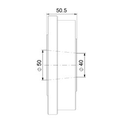 Grundfos Ausgleichsstücksatz DN 40/DN 50 105mm, Zubehör für Umwälzpumpen... GRUNDFOS-96097992 5700396963525 (Abb. 1)