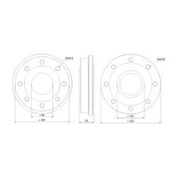 Grundfos Ausgleichsstücksatz DN 80/DN 100 110mm, Zubehör für Umwälzpumpen... GRUNDFOS-96545611 5700398399742 (Abb. 1)