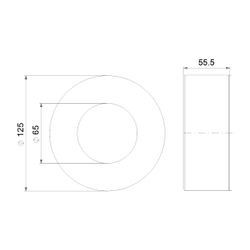 Grundfos Ausgleichsstücksatz DN 65/DN 65 115mm, Zubehör für Umwälzpumpen... GRUNDFOS-96497641 5700396112992 (Abb. 1)
