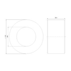 Grundfos Ausgleichsstücksatz DN 80/DN 80 165mm, Zubehör für Umwälzpumpen... GRUNDFOS-96545597 5700398398660 (Abb. 1)