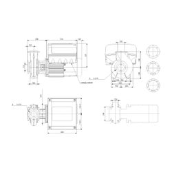Grundfos Blockpumpe NBGE 80-65-160/158VAAF2CESBQQEFWA, 1450/min 0,75kW 16 bar, Förde... GRUNDFOS-92822675 5715120097131 (Abb. 1)