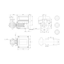 Grundfos Blockpumpe NBE 40-250/245AAF2AESBAQEPWB, 2895/min 18,5kW 16 bar, Förderhöhe... GRUNDFOS-96539024 5700397657515 (Abb. 1)