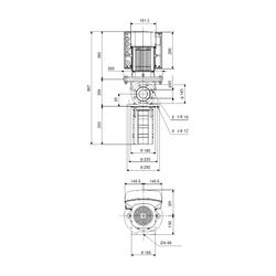 Grundfos Eintauchpumpe geregelt MTRE 64-2/2 A-F-A-HUUV, 3x380-500V 11kW 2935/min max... GRUNDFOS-99068884 5712606144389 (Abb. 1)