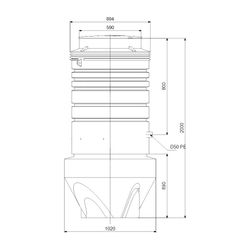 GRUNDFOS Abwasserpumpstation PS.R.10.20.D.GC.S.AP12... GRUNDFOS-96642494 5700836435742 (Abb. 1)