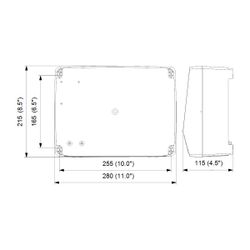Grundfos Steuer- und Regelsystem LC 231 2x 1-9 DOL, 215x280mm 3x460V IP54... GRUNDFOS-99369650 5713827986697 (Abb. 1)