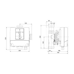 Grundfos Mischkreislösung MIXIT 32-16 R NRV, DN 32 Volumenstrom 0,8m3/h Anschluss re... GRUNDFOS-99508834 5713830256664 (Abb. 1)