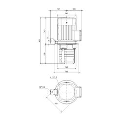 Grundfos Eintauchpumpe MTH 4-4/4 A-W-A-AQQV, 230/400V 1,1kW 2860/min max. Arbeitsdru... GRUNDFOS-98993044 5712604838907 (Abb. 1)