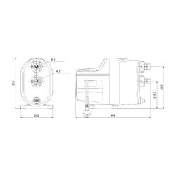 Grundfos Hauswasserwerk Scala1 3-45, 1x230V 50Hz max. Förderhöhe 44m max. Volumenstr... GRUNDFOS-99530405 5713830591598 (Abb. 1)