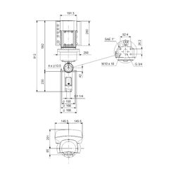 Grundfos Eintauchpumpe MTSE 20-55 R28-DQ-T, 3x380-500V 2,2kW 4000/min... GRUNDFOS-99620858 5713832048656 (Abb. 1)