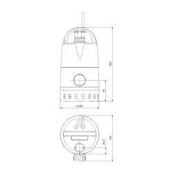 Grundfos Kellerentwässerungspumpe Unilift CC-7 M1, 0,17kW 1x230V, max. Förderhöhe 7m... GRUNDFOS-96280967 5700830761373 (Abb. 1)