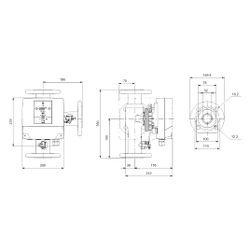 Grundfos Mischkreislösung MIXIT 40-25 R F, DN 40 Volumenstrom 1,3m3/h Anschluss rech... GRUNDFOS-99508839 5713830256725 (Abb. 1)