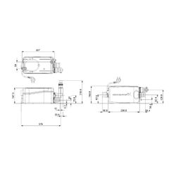 Grundfos Kleinhebeanlage Sololift2 D-2, 376x165x217mm 0,2kW 230V, 2800/min max. Förd... GRUNDFOS-97775318 5710624187272 (Abb. 1)